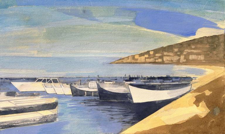 Boats in harbour 2003 - Tom Cross