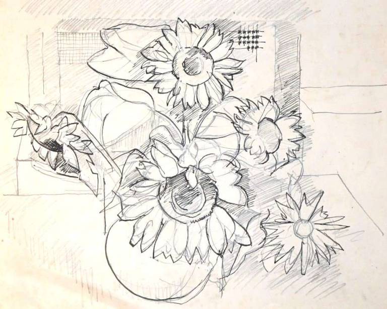 Untitled [Sunflowers 1984] - Tom Cross