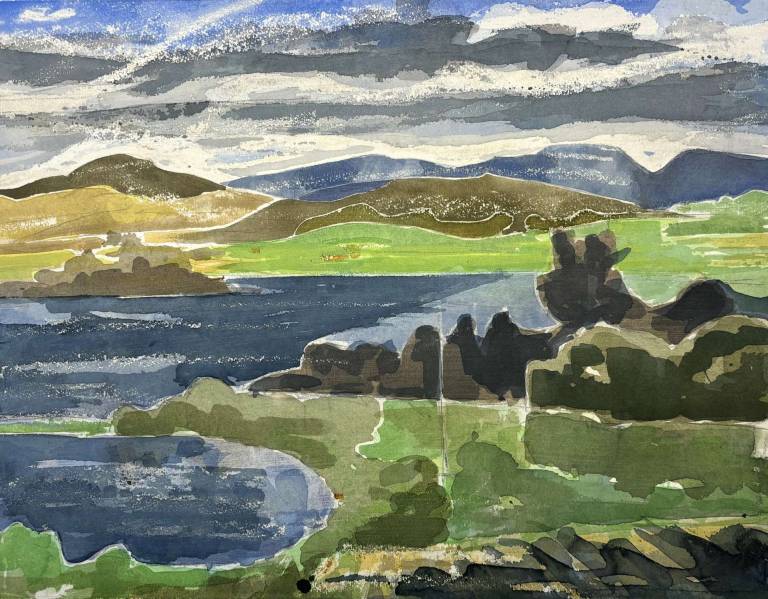 Cairngorm and Braeriach from Erics House 1996 - Tom Cross