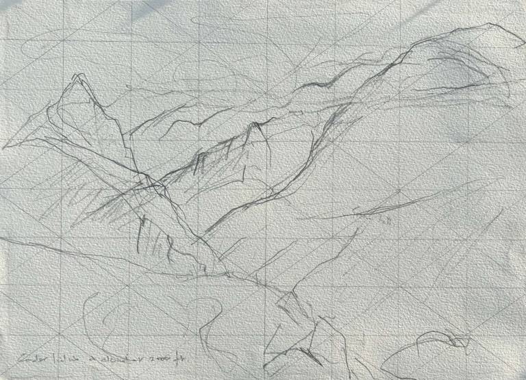 Cader Idris in cloud at 2000 ft. [1999] - Tom Cross