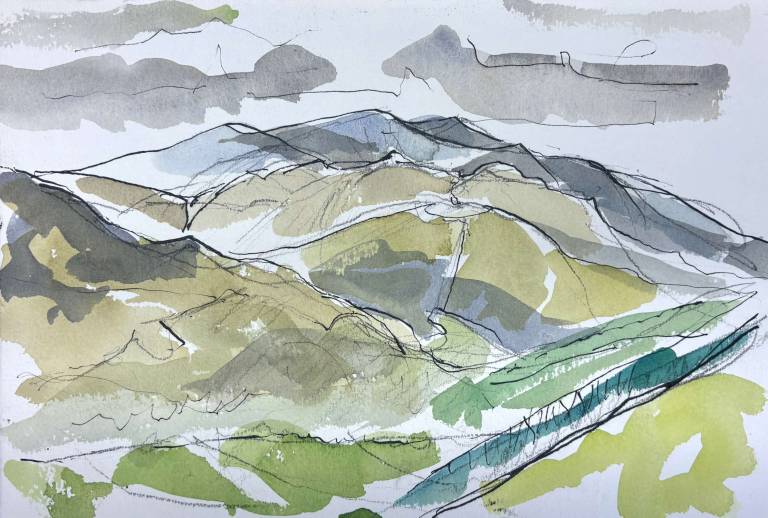 Cader Idris from Abergynolwyn 1999 - Tom Cross