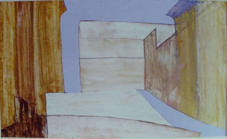 Monte Lupone, the small piazza, 1962 - Tom Cross