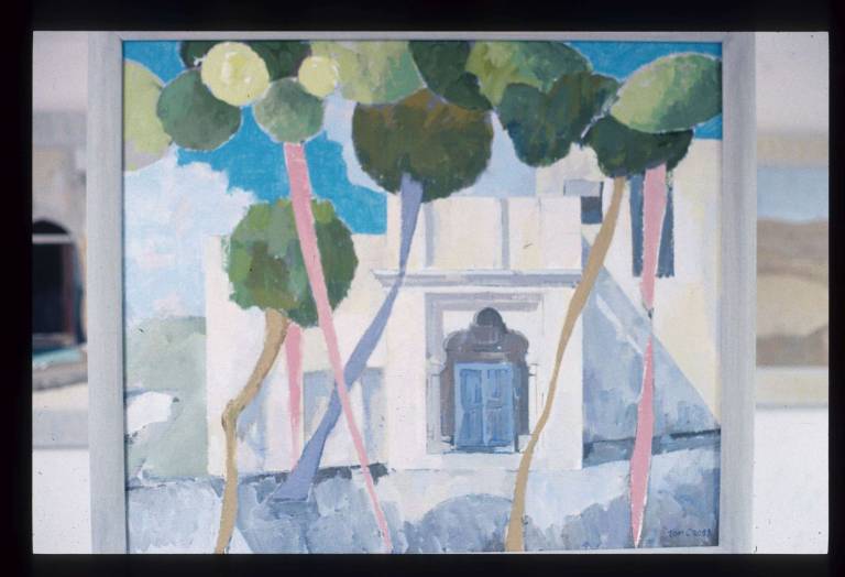 Blue Door with Trees 1997 - Tom Cross