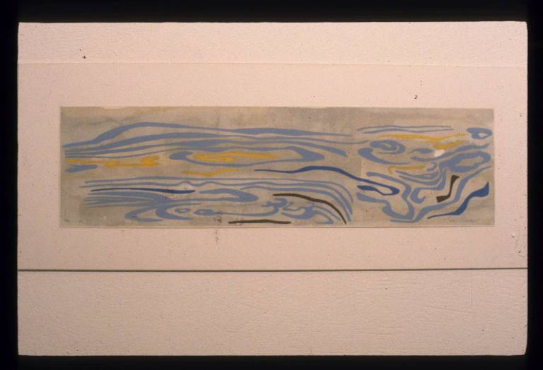Preliminary design for a mural, St Anthony Head 1978 - Tom Cross