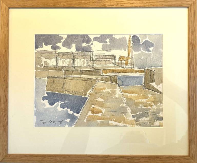 Porthleven Harbour 1995 - Tom Cross