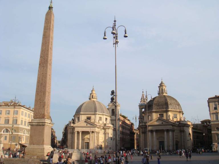 Piazza Del Popolo, Rome 1956 - Tom Cross
