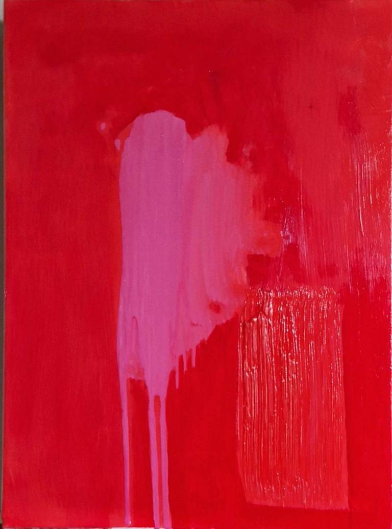 PINK ON RED - Beatrice Lacey
