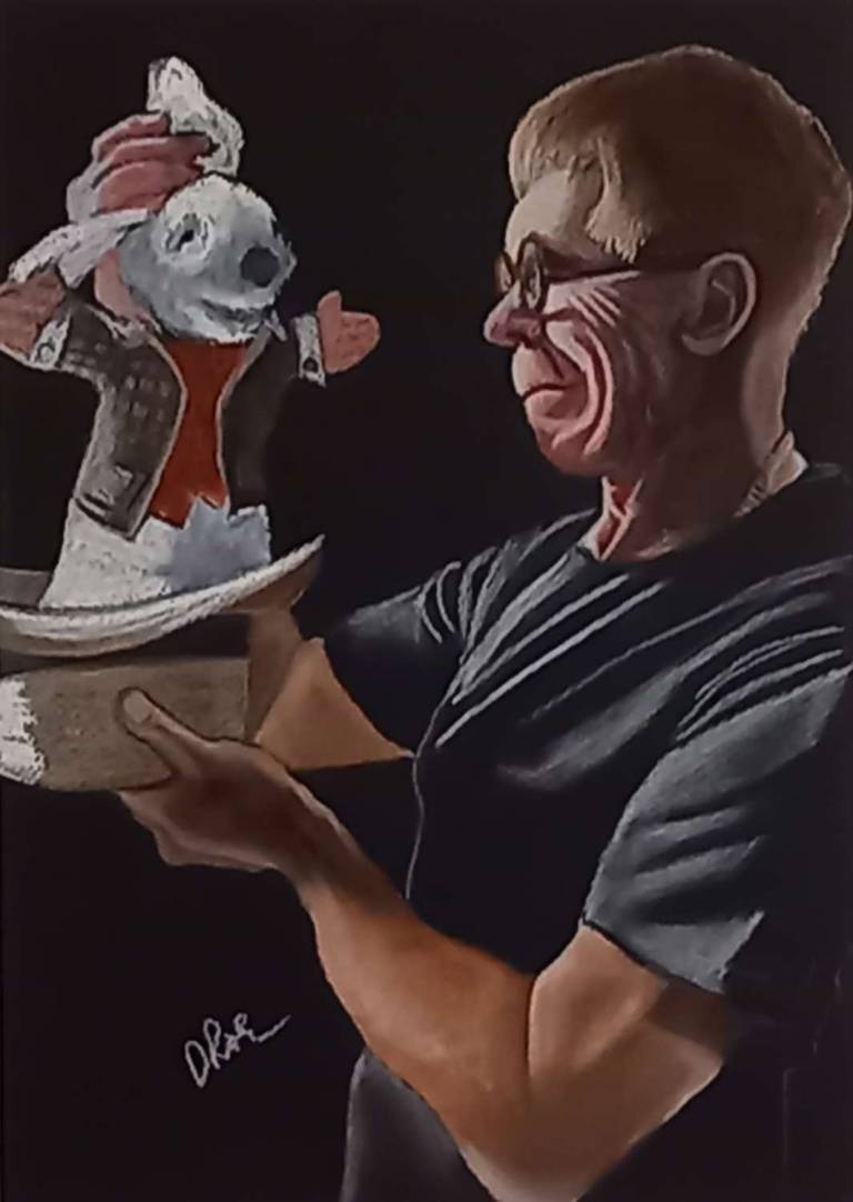 Hare Raising - Self Portrait 2021 - 