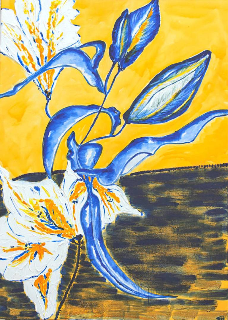 YELLOW LILLIES - Sandra Menant