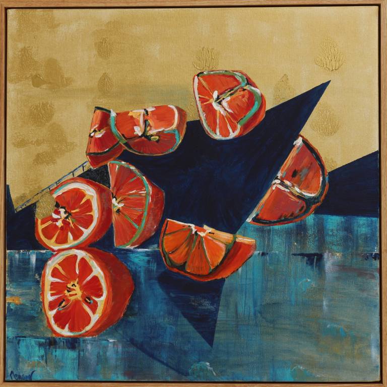 ORANGES & BLUE - Sandra Menant