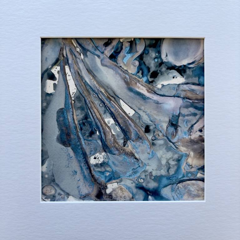 Beachcomber cyanolumen print 3 (square) - Sharon Bruster