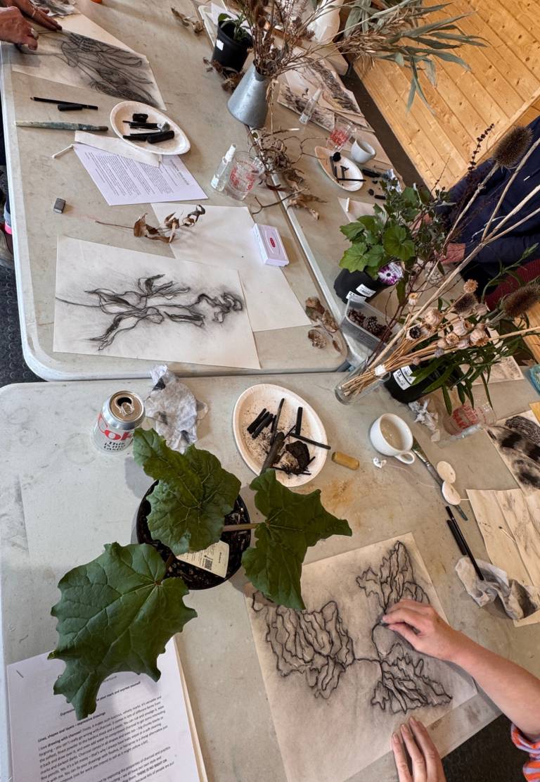 EXPIRED Expressive Charcoal drawing workshop 9th April, Lanjeth - Sharon Bruster