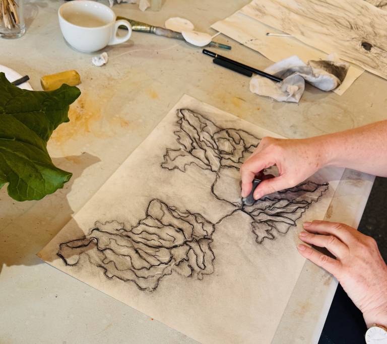 EXPIRED Expressive Charcoal drawing workshop 9th April, Lanjeth - Sharon Bruster