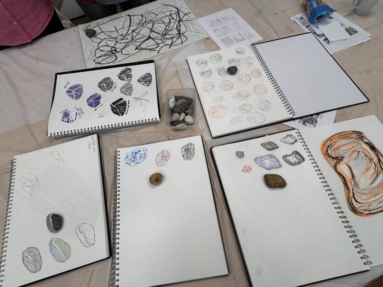 Weekly drawing group, Trevone - Sharon Bruster