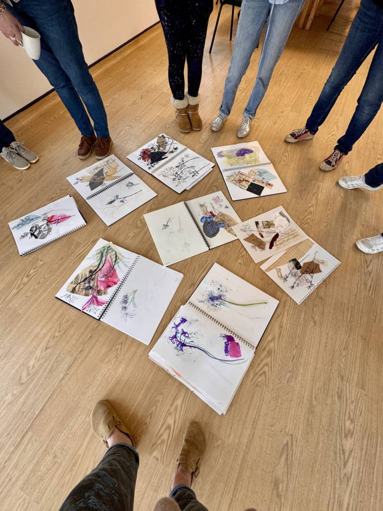 Weekly drawing group, Trevone - Sharon Bruster