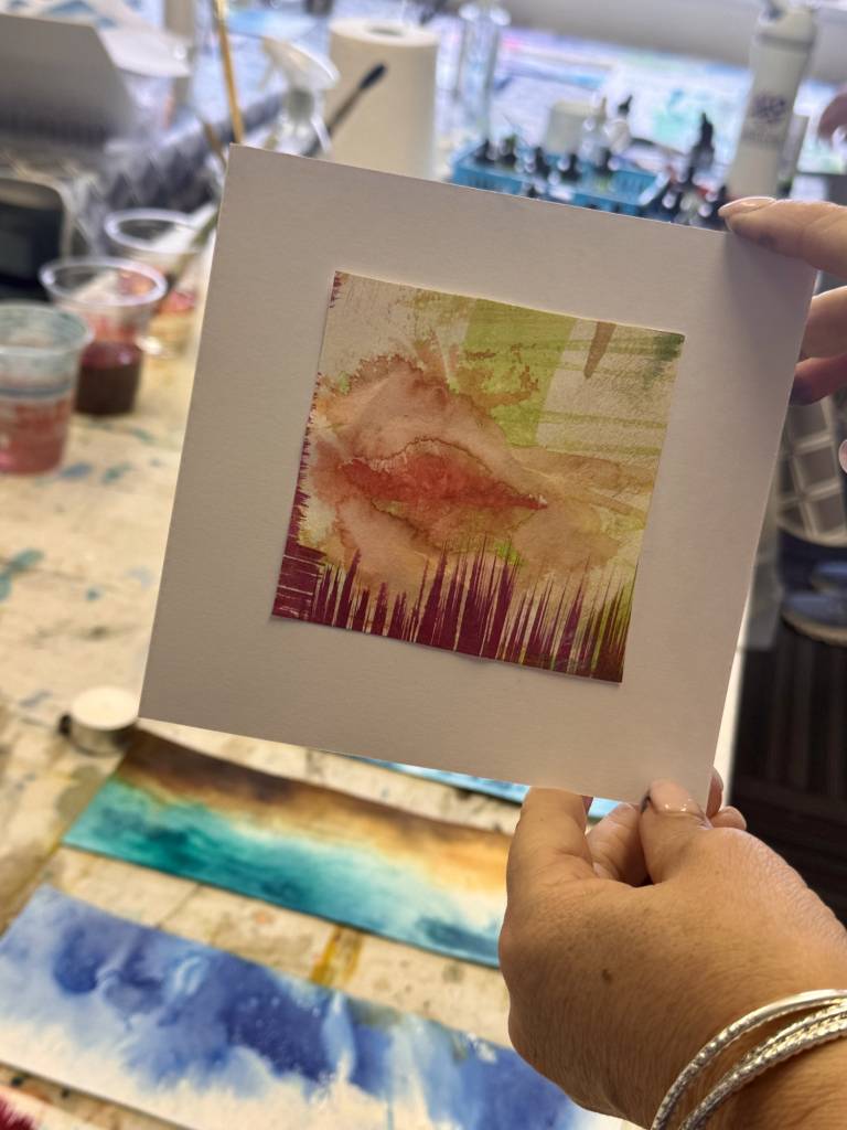 An introduction to expressive landscape painting using acrylic ink - S Bruster