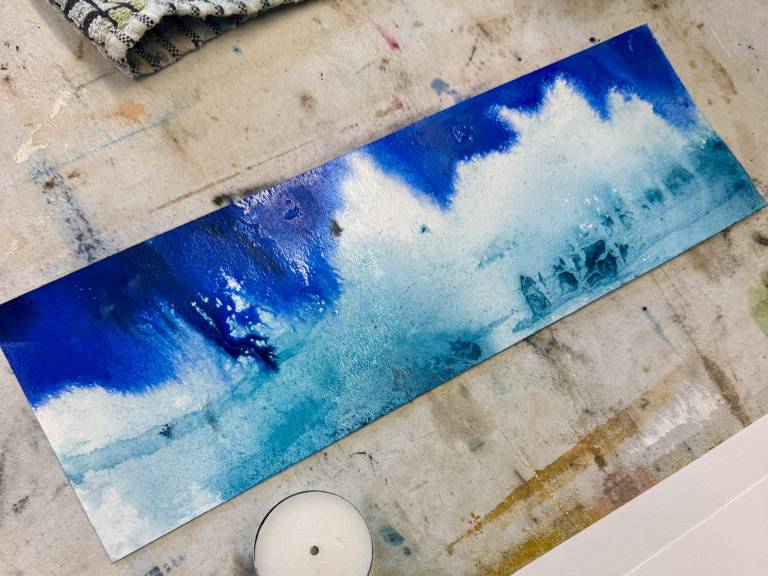 An introduction to expressive landscape painting using acrylic ink - S Bruster