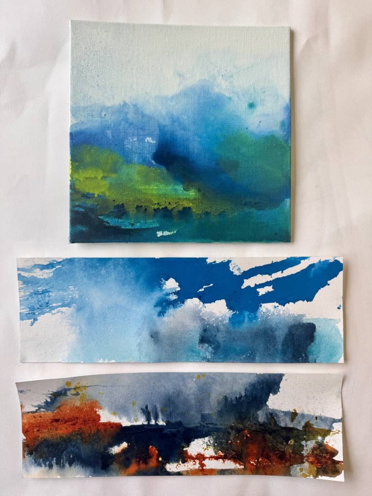An introduction to expressive landscape painting using acrylic ink - S Bruster