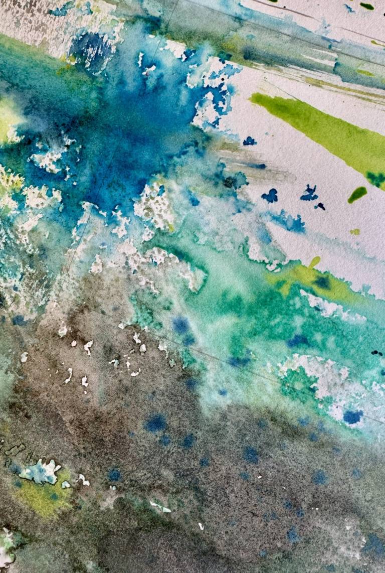 An introduction to expressive landscape painting using acrylic ink - S Bruster
