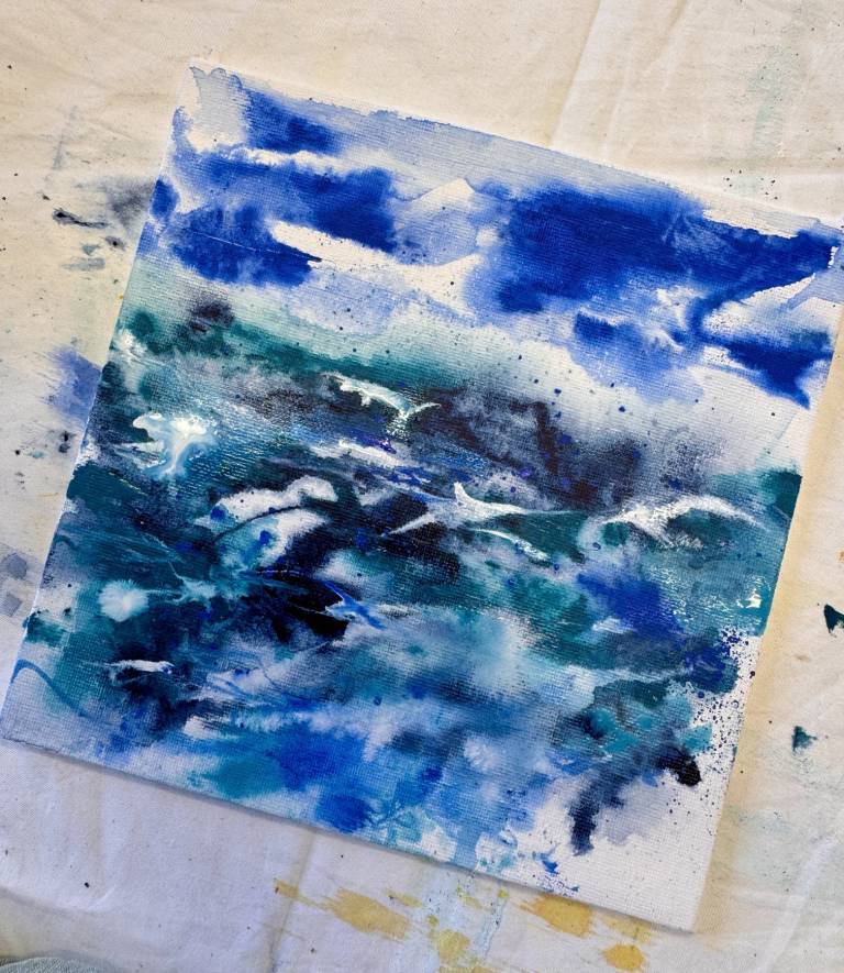 An introduction to expressive landscape painting using acrylic ink - S Bruster
