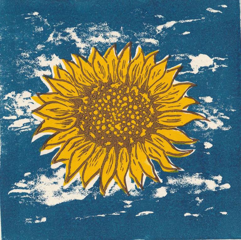 Sunflowers for Ukraine Card - Jennifer Gloster Kok