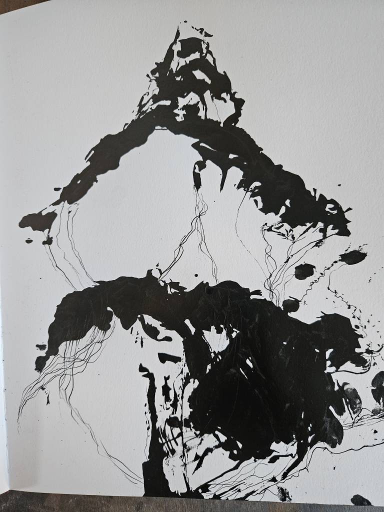 Monoprint and drawing - Jennifer Gloster Kok