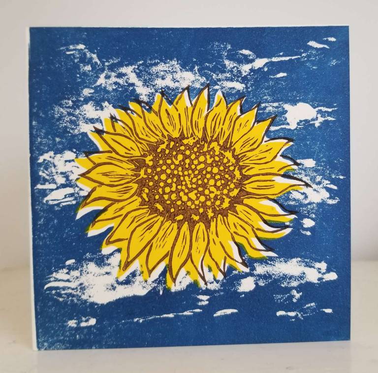 Sunflowers for Ukraine Card - Jennifer Gloster Kok