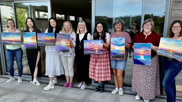 Sunset Painting Class - 