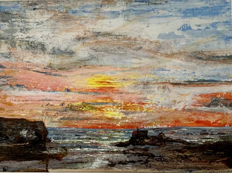 Sunset over St Georges Rock - Janie Cameron