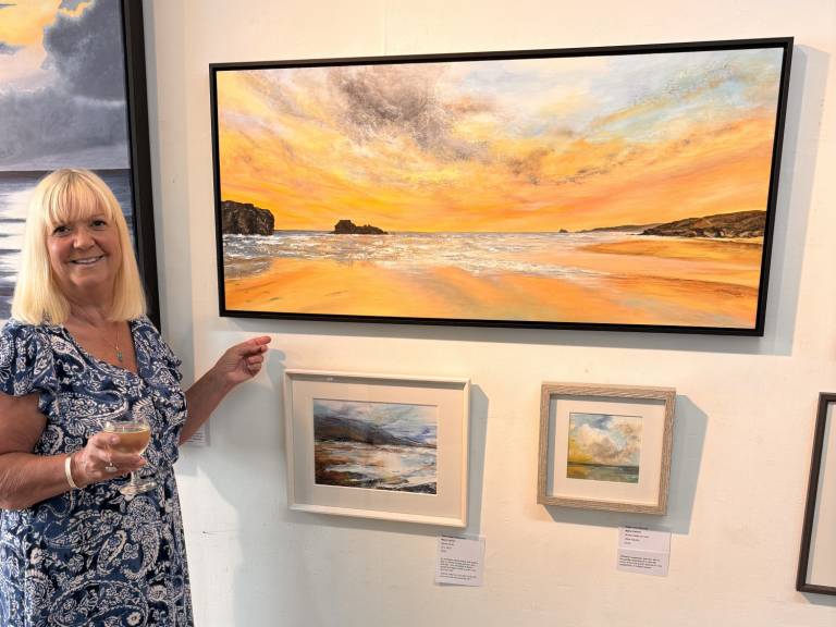 Days Like These - Perranporth Sunset - Janie Cameron