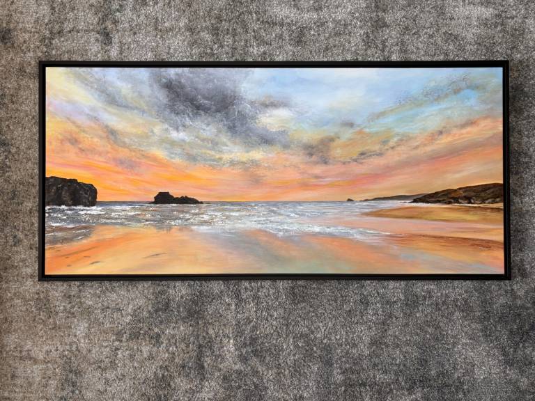 Days Like These - Perranporth Sunset - Janie Cameron