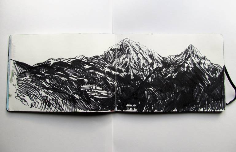 Sketchbook Journeys →Nepal Himalayas