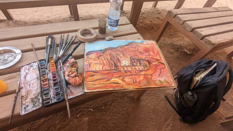 Middle East Sketchbook & Journeys . Egypt . Jordan . Syria