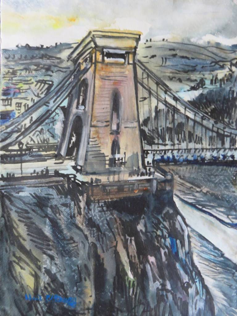 A Closer view of Brunel's Clifton Suspension Bridge, Bristol - Neil Pittaway