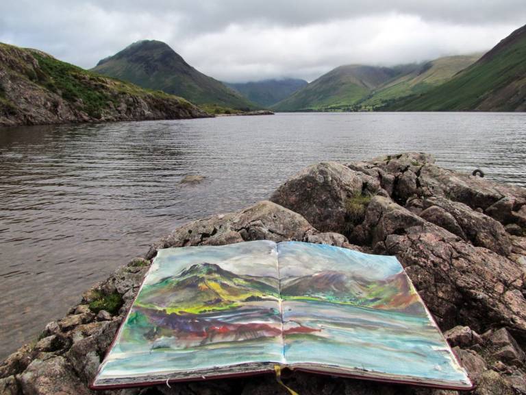 Sketching in the Lake District - Neil Pittaway