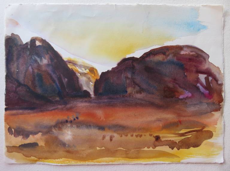 Sundown in Wadi Rum Jordan - Neil Pittaway