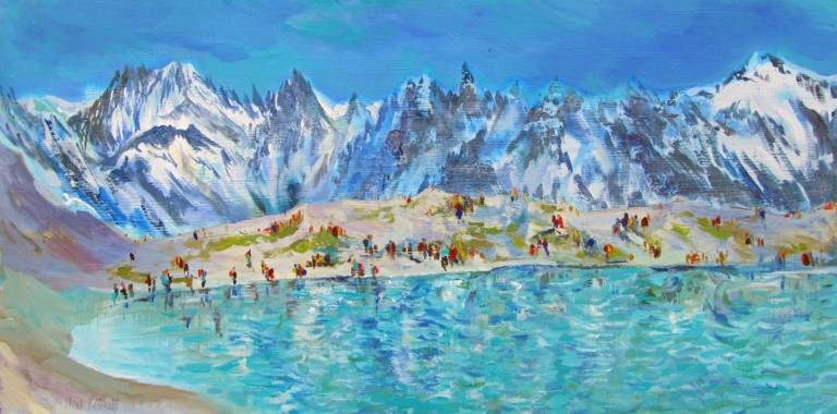 Lac Blanc Panorama and then Mont Blanc Mastiff  Near Chamonix - Neil Pittaway