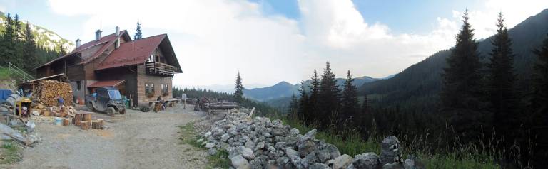 Mountain House Romania, Where the Artist stayed on his trek in Transylvania, Rom - Neil Pittaway