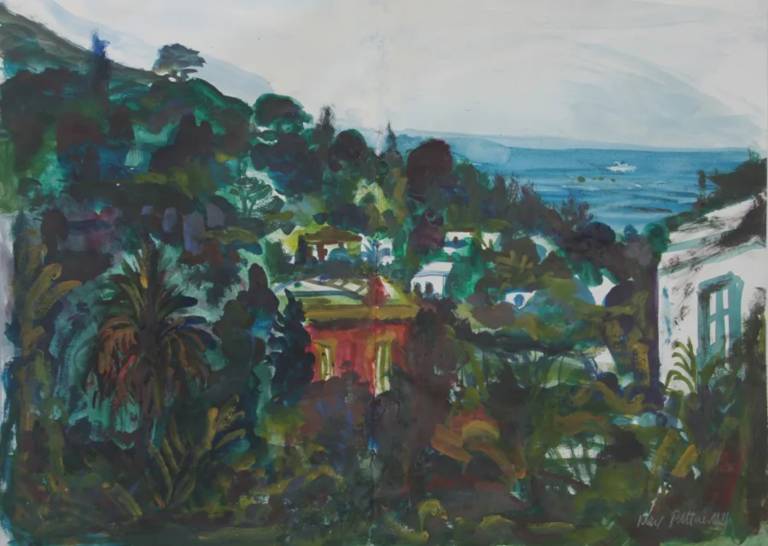 View of Ingrid Bergman's House on Stromboli - Neil Pittaway