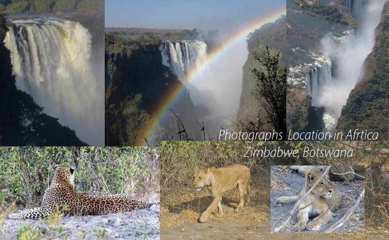 Images of some of the locations the Artist visited in Africa - Neil Pittaway