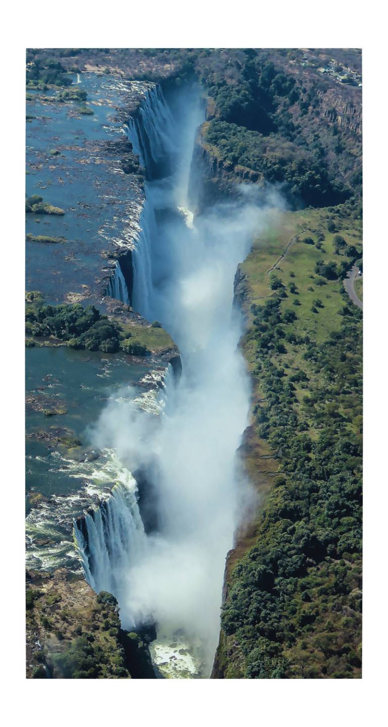 Looking down on the Victoria Falls, Zimbabwe, Zambia border - Neil Pittaway