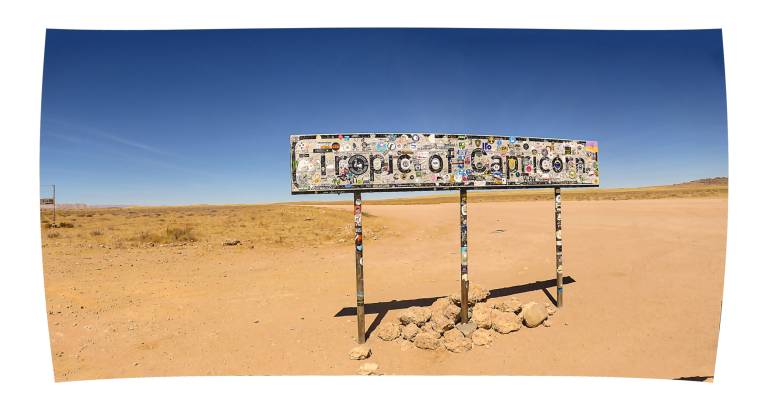 Crossing the Tropic of Capricorn in Namibia - Neil Pittaway