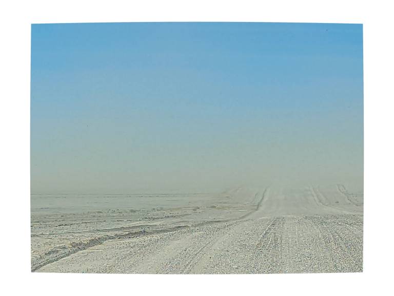 The road ahead driving through the Namib Desert, Namibia - Neil Pittaway
