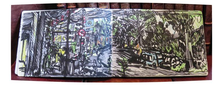 Annapurna Sketchbook from the Annapurna Base Camp Trek in Nepal - Neil Pittaway