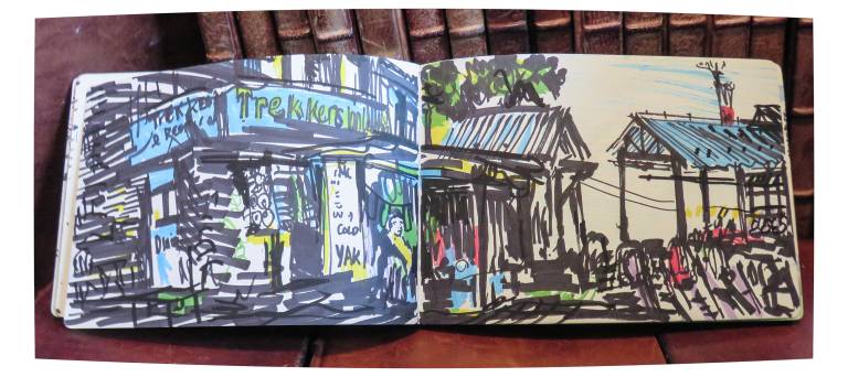 Annapurna Sketchbook from the Annapurna Base Camp Trek in Nepal - Neil Pittaway