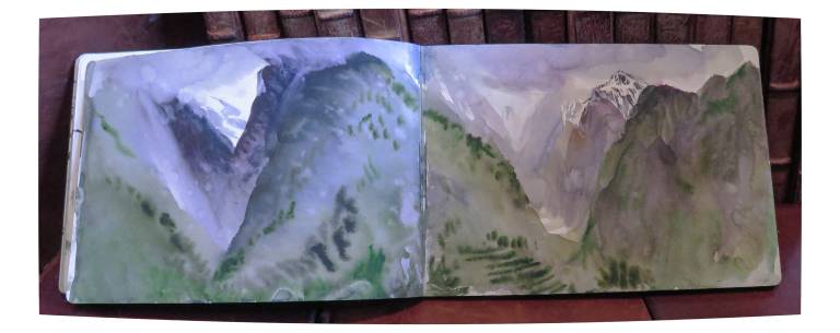 Annapurna Sketchbook from the Annapurna Base Camp Trek in Nepal - Neil Pittaway