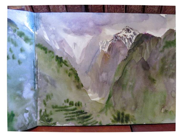 Annapurna Sketchbook from the Annapurna Base Camp Trek in Nepal - Neil Pittaway