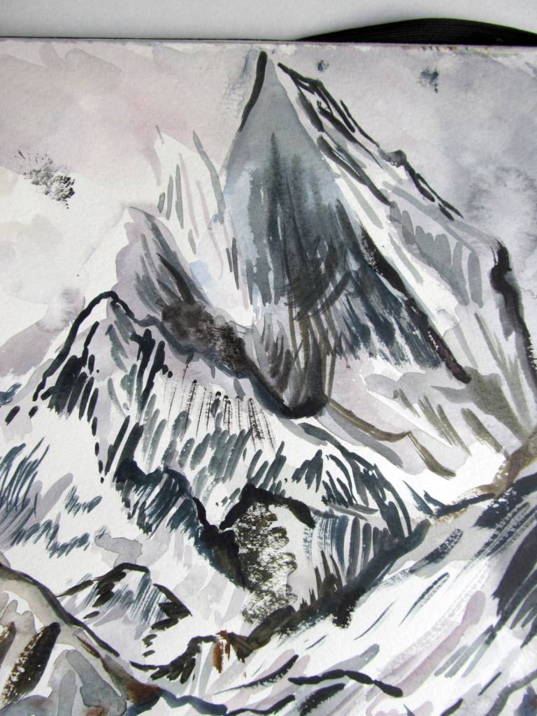 Annapurna Sketchbook from the Annapurna Base Camp Trek in Nepal - Neil Pittaway