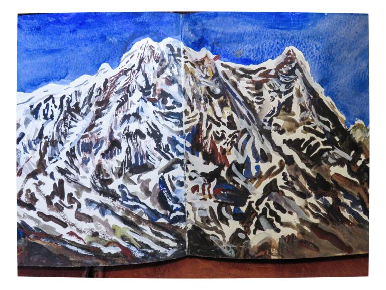 Annapurna Sketchbook from the Annapurna Base Camp Trek in Nepal - Neil Pittaway