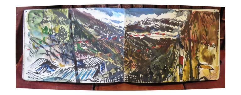 Langtang and Gosaikunda, Nepal, Sketchbook - Neil Pittaway